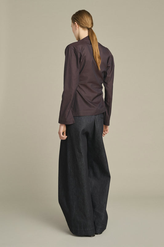 Blusa Lana - Fico/Marrone - Cotone - Donna