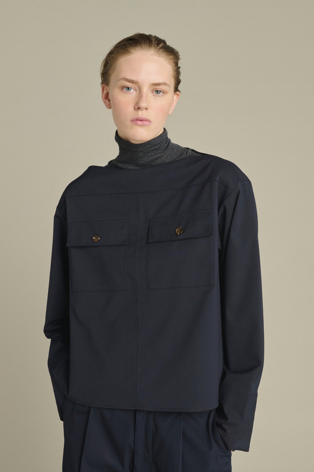 Blusa Kacy - Blu Notte - Donna vue 3