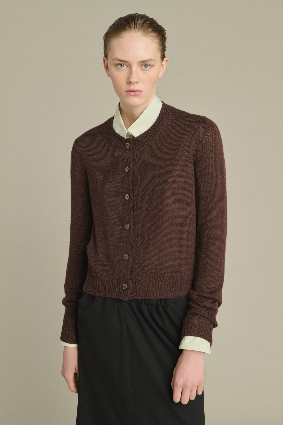 Cardigan Griffith - Marrone - Lana - Donna vue 1