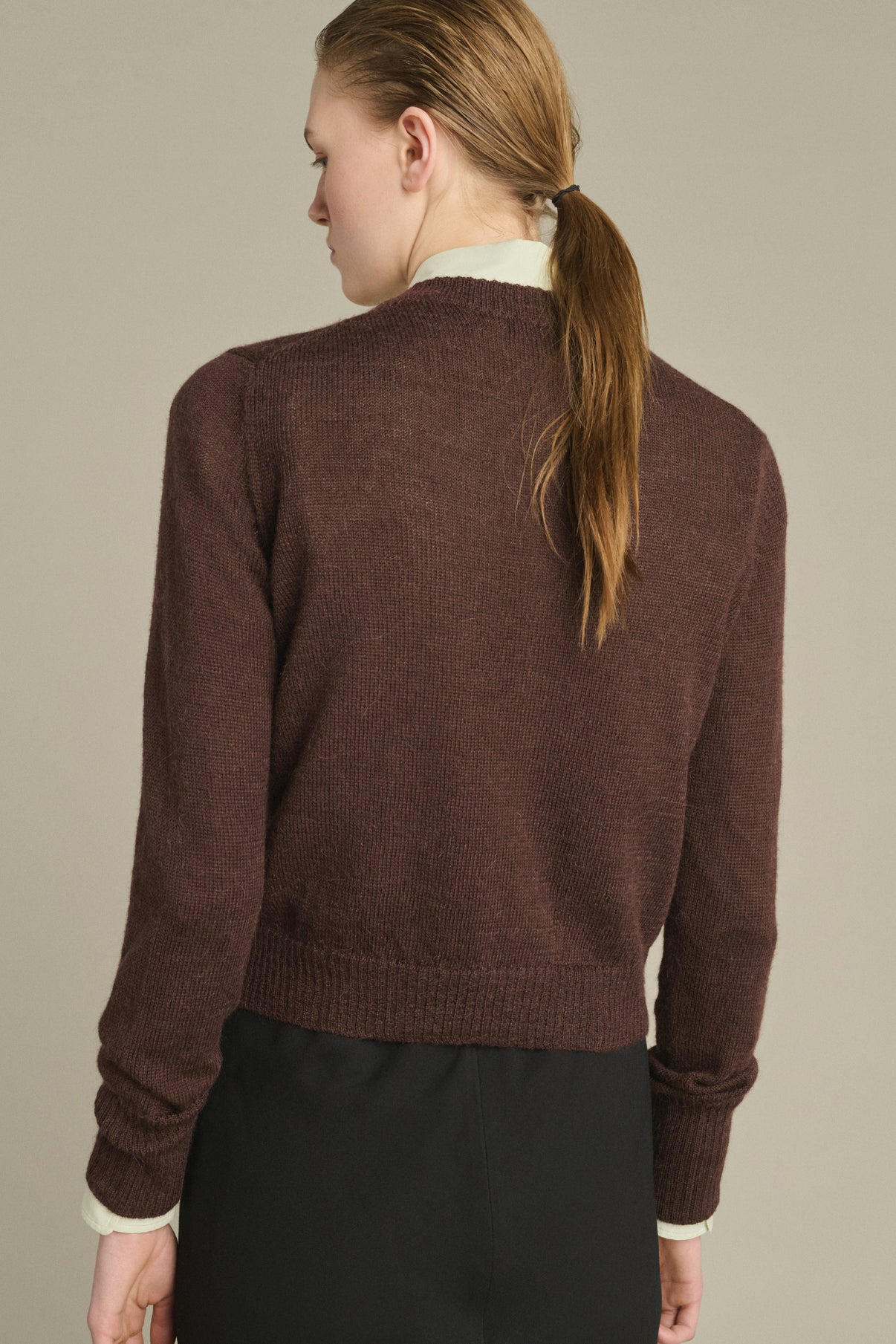 Cardigan Griffith - Marrone - Lana - Donna vue 2