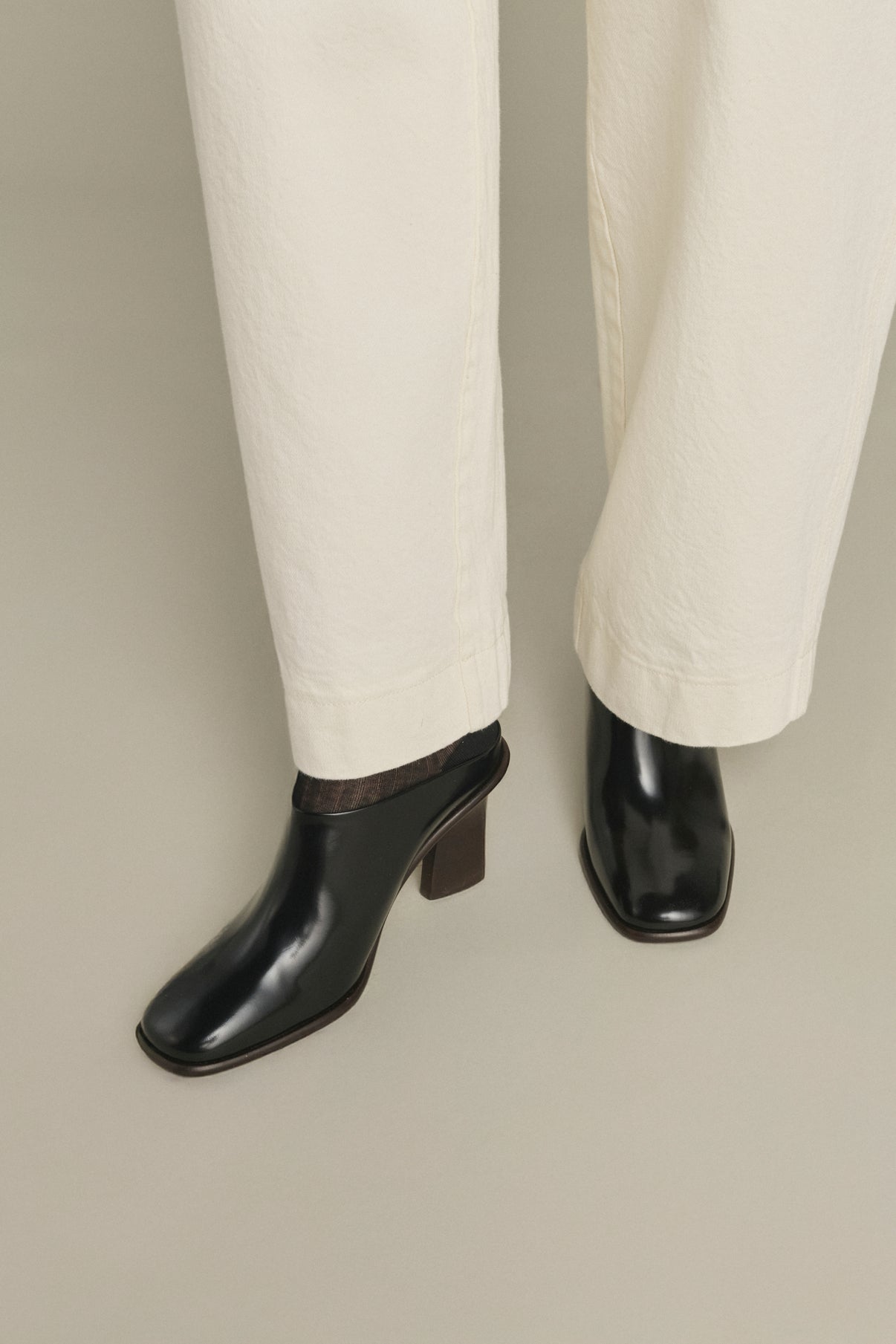 Mules Elba - Nero - Pelle - Donna vue 5