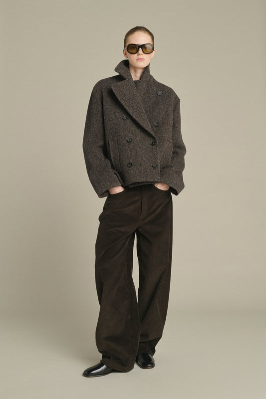 Cappotto Joseph - Marrone/Nero - Lana - Donna