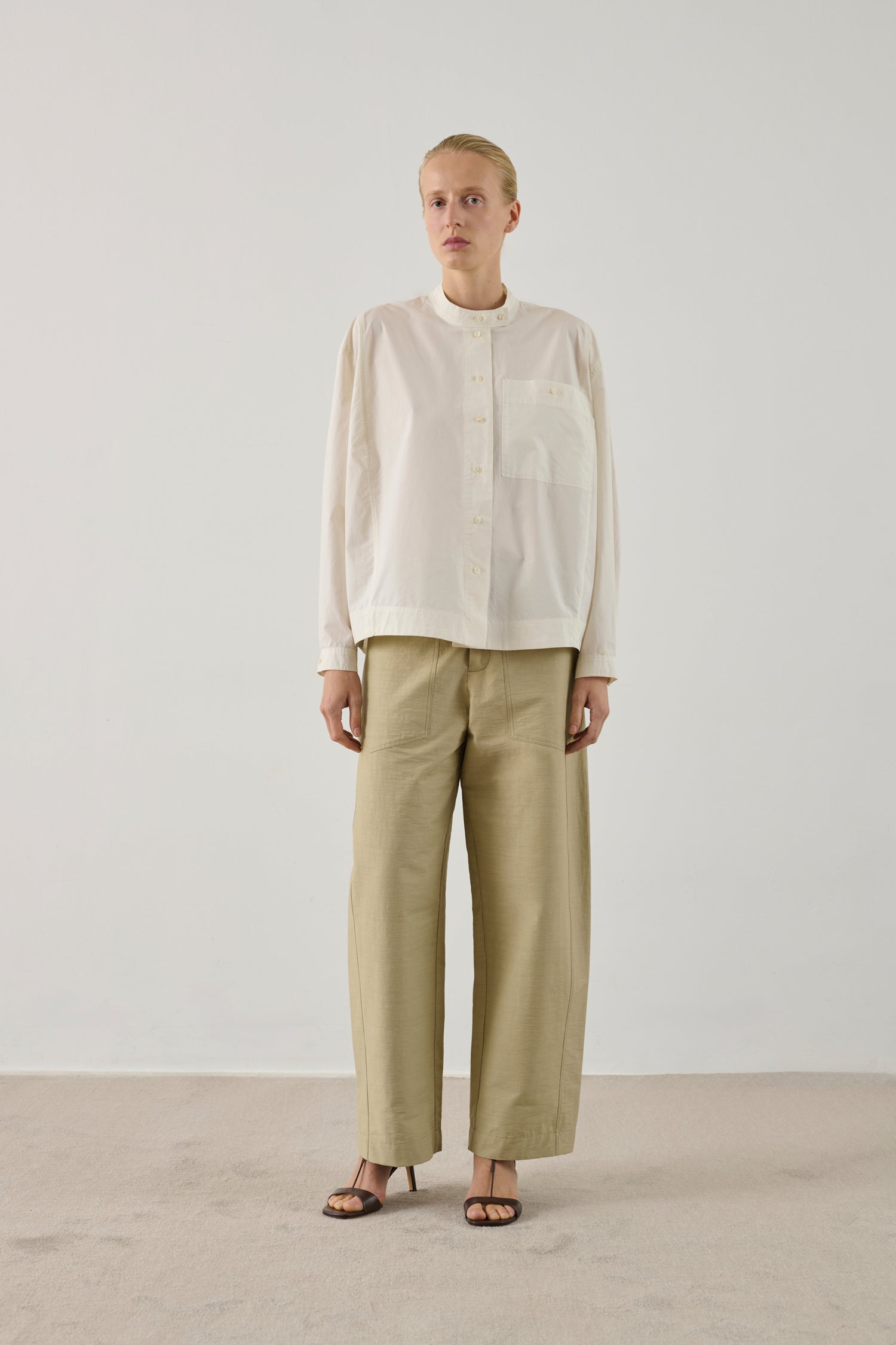 Pantaloni Hero - Salvia - Cotone - Donna