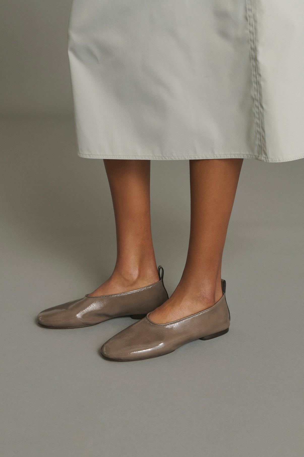 Ballerinas Bala - Kaki - Pelle - Donna vue 5
