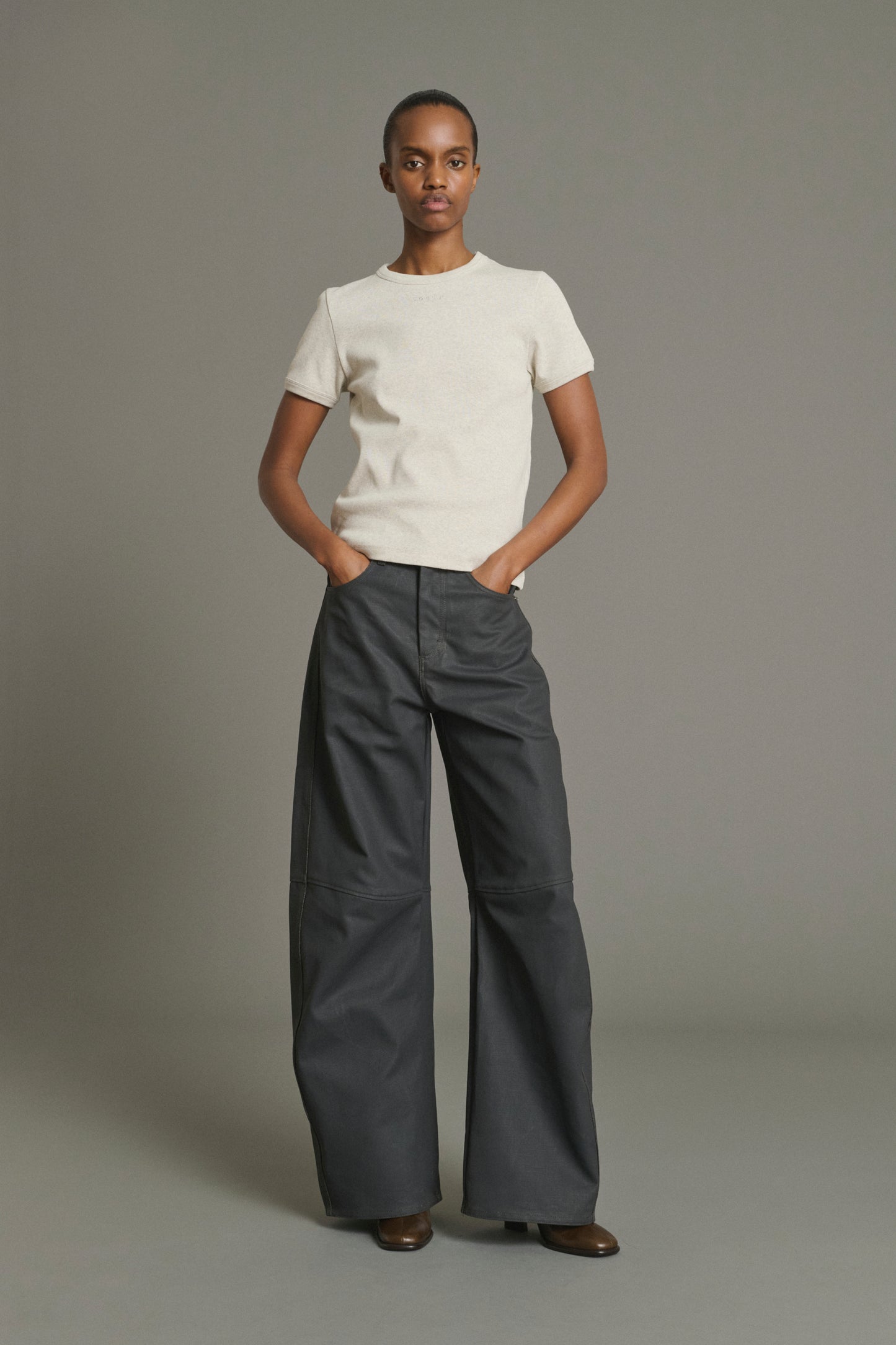 Jeans Jackson - Grigio - Cotone - Donna
