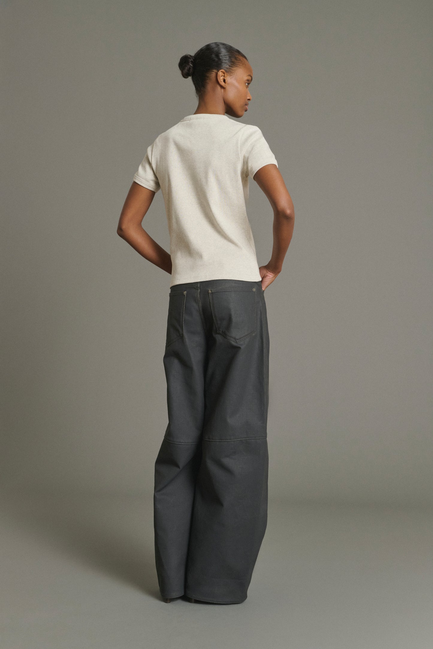 Jeans Jackson - Grigio - Cotone - Donna