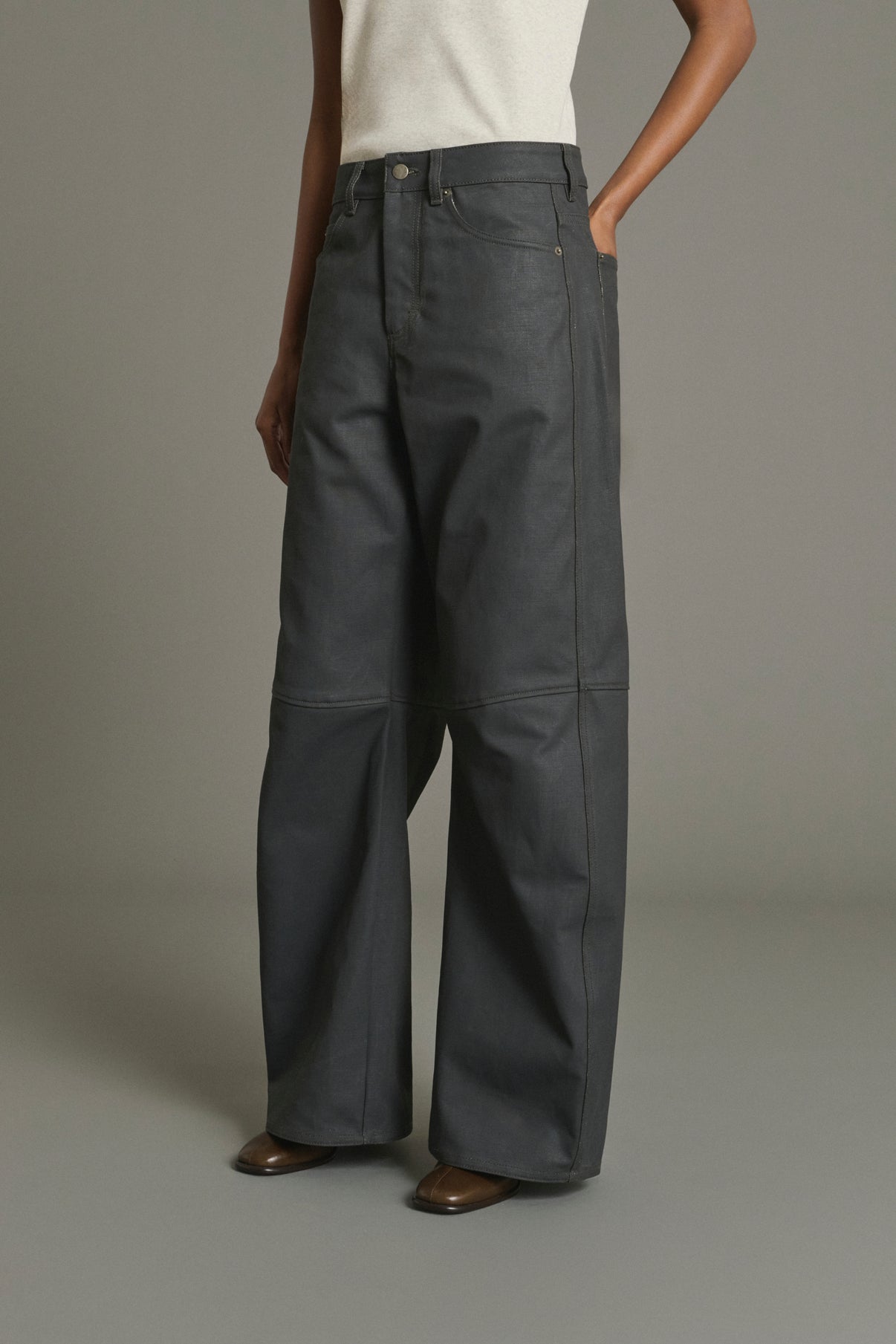Jeans Jackson - Grigio - Cotone - Donna vue 3