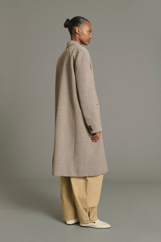 Cappotto Lincoln - Marrone/Beige - Lana - Donna