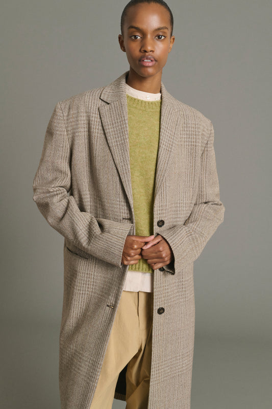 Cappotto Lincoln - Marrone/Beige - Lana - Donna