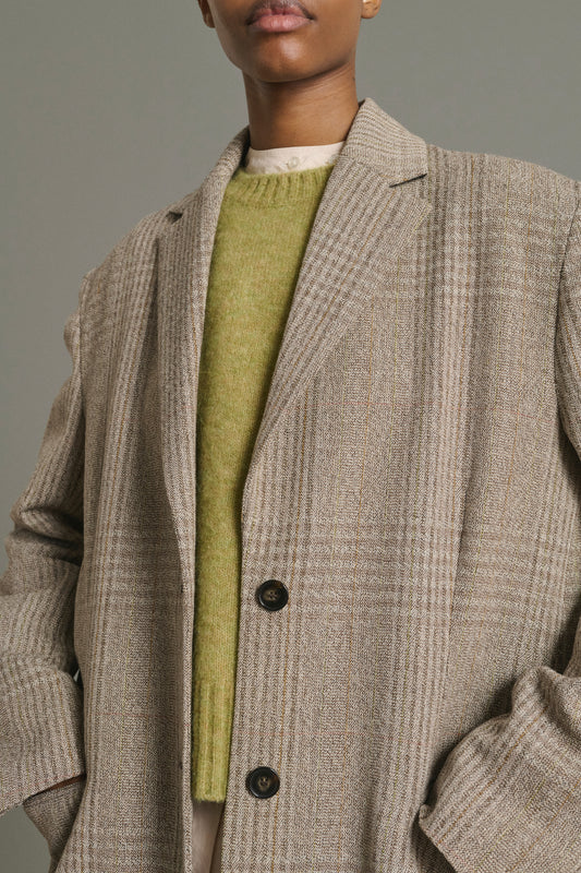Cappotto Lincoln - Marrone/Beige - Lana - Donna
