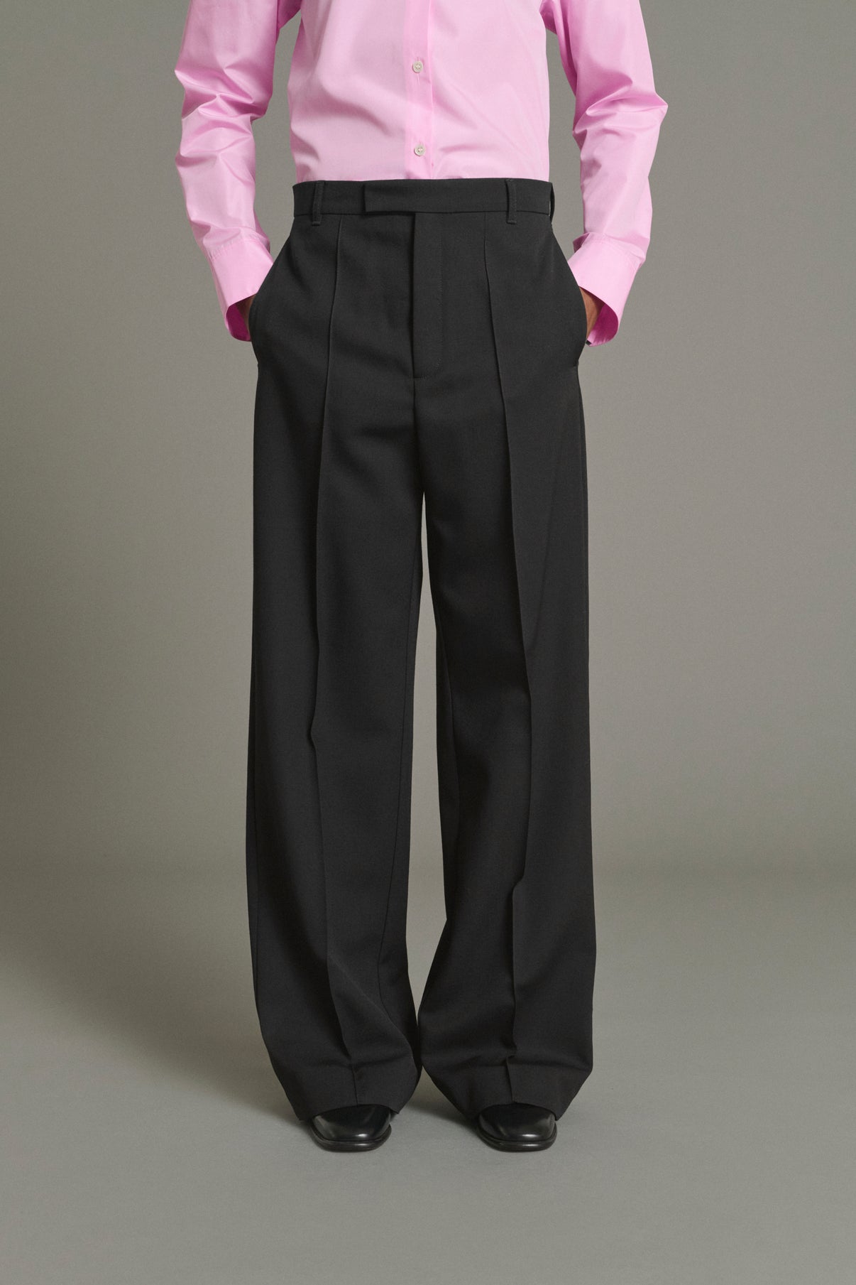Pantaloni Leo - Nero - Lana - Donna vue 2