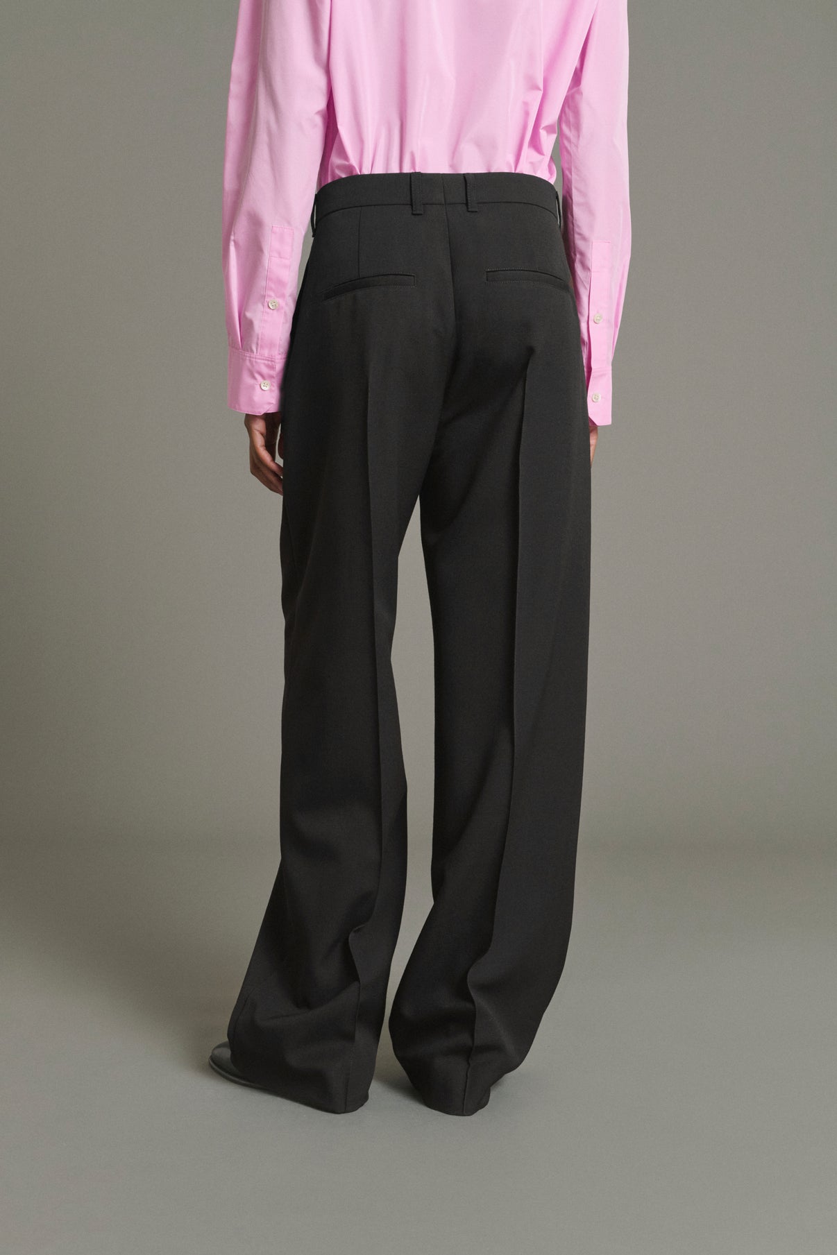 Pantaloni Leo - Nero - Lana - Donna vue 3