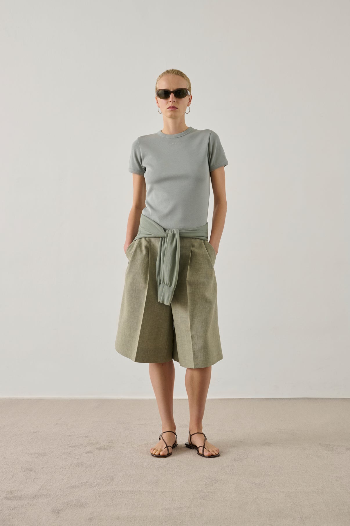Bermuda Imogen - Mandorla - Cotone - Donna vue 4