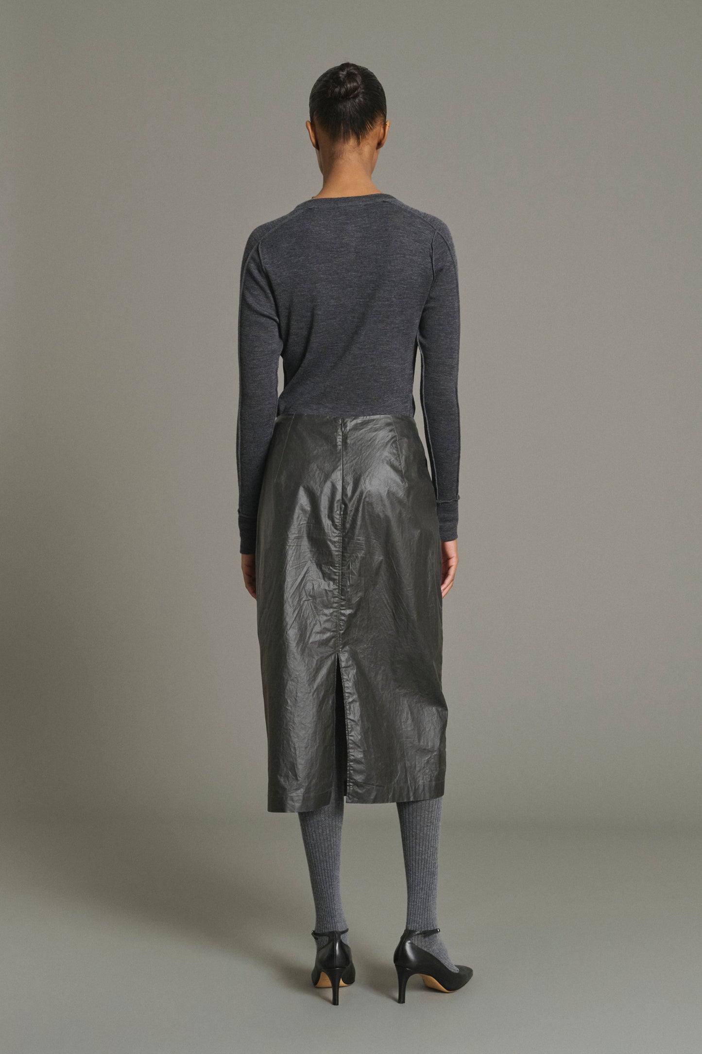 Gonna Flavia - Marrone Scuro - Cotone - Donna