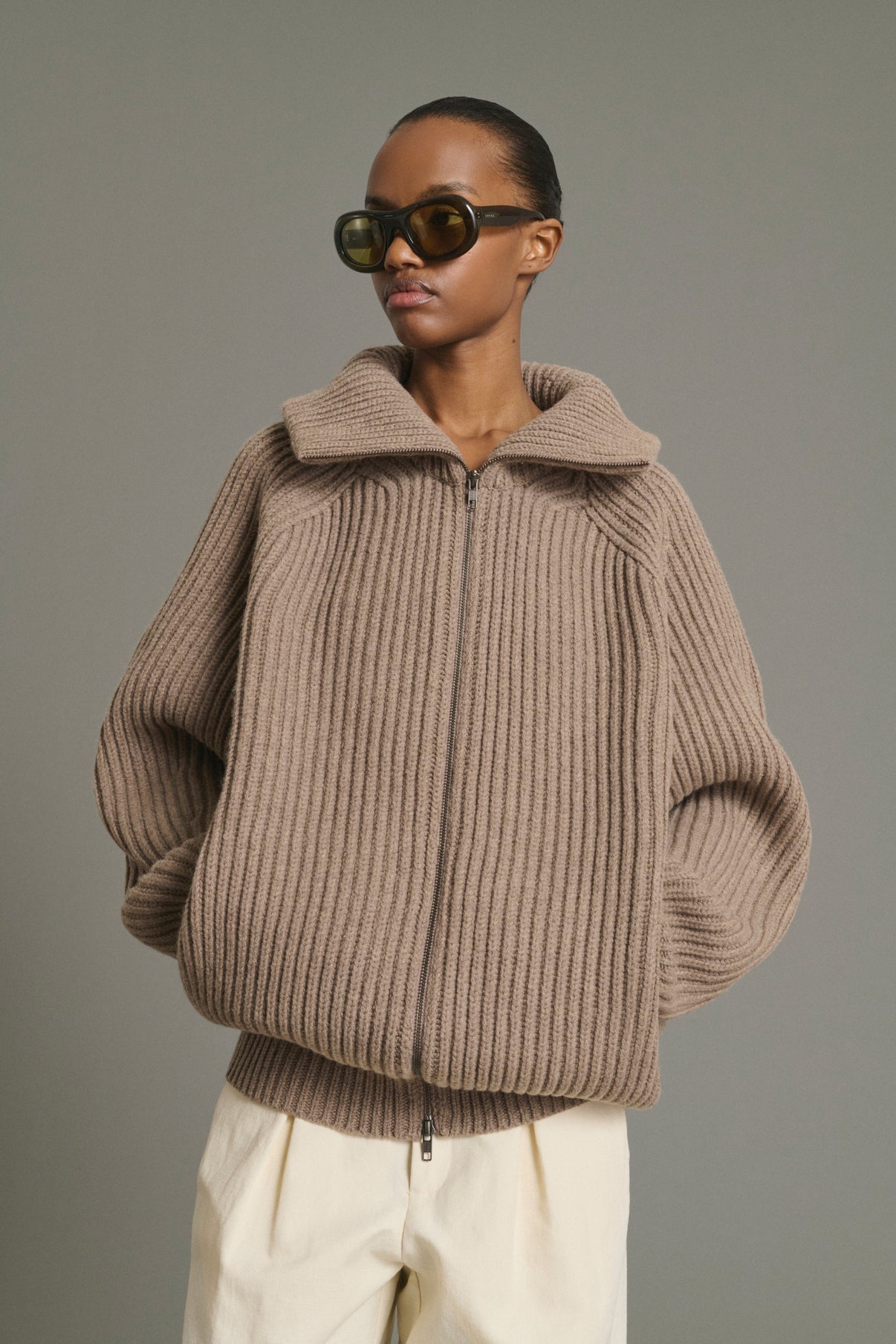 Giacca Jasper - Beige Chiné - Lana Merino - Donna vue 4