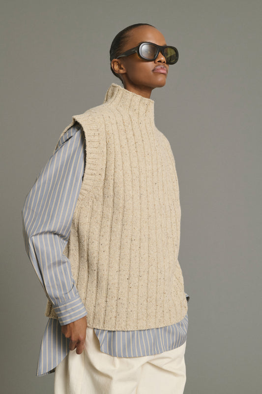 Maglione Jethro - Beige Chiaro - Lana - Donna