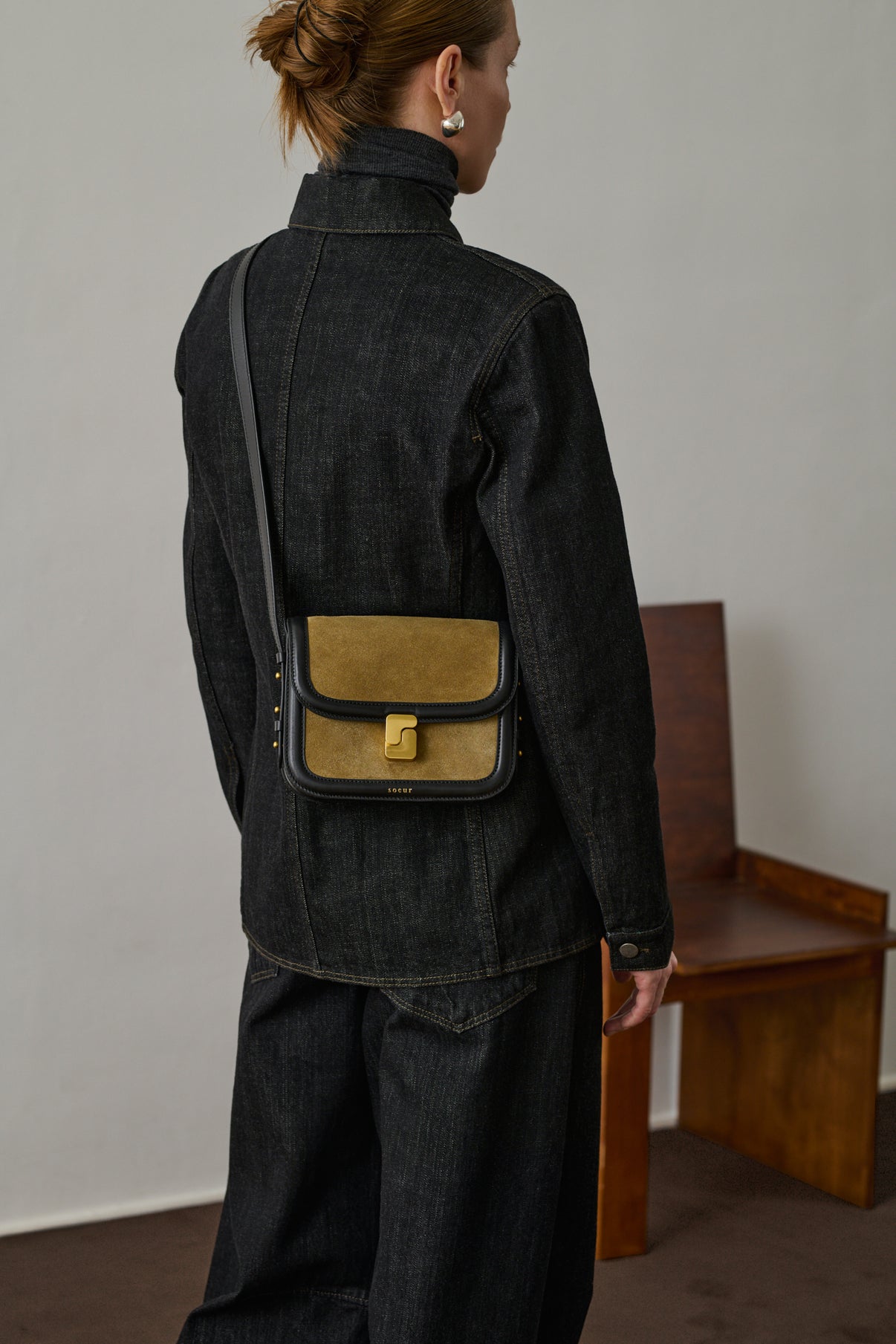 BORSA BELLISSIMA MINI BRONZO vue 2