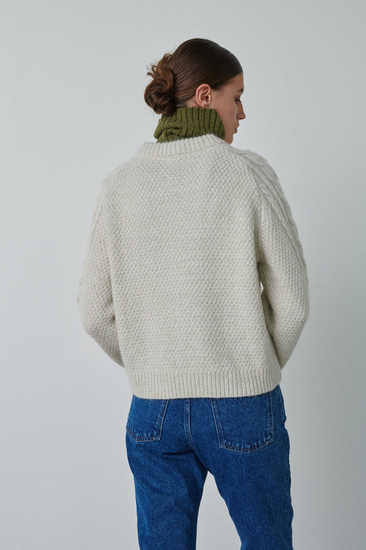 MAGLIONE WANDO ECRU