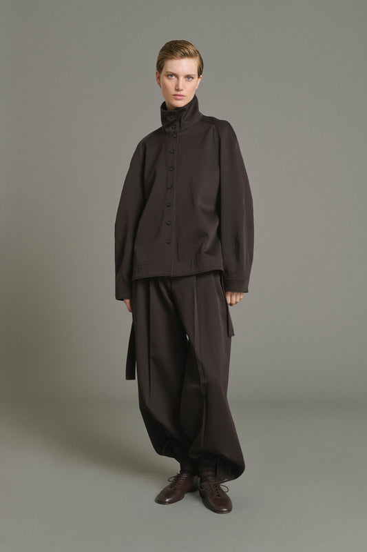 Veste Geode - Ébène - Laine - Femme