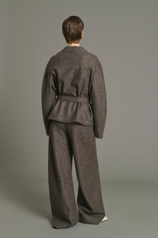 Veste Theia - Taupe Chiné - Laine - Femme