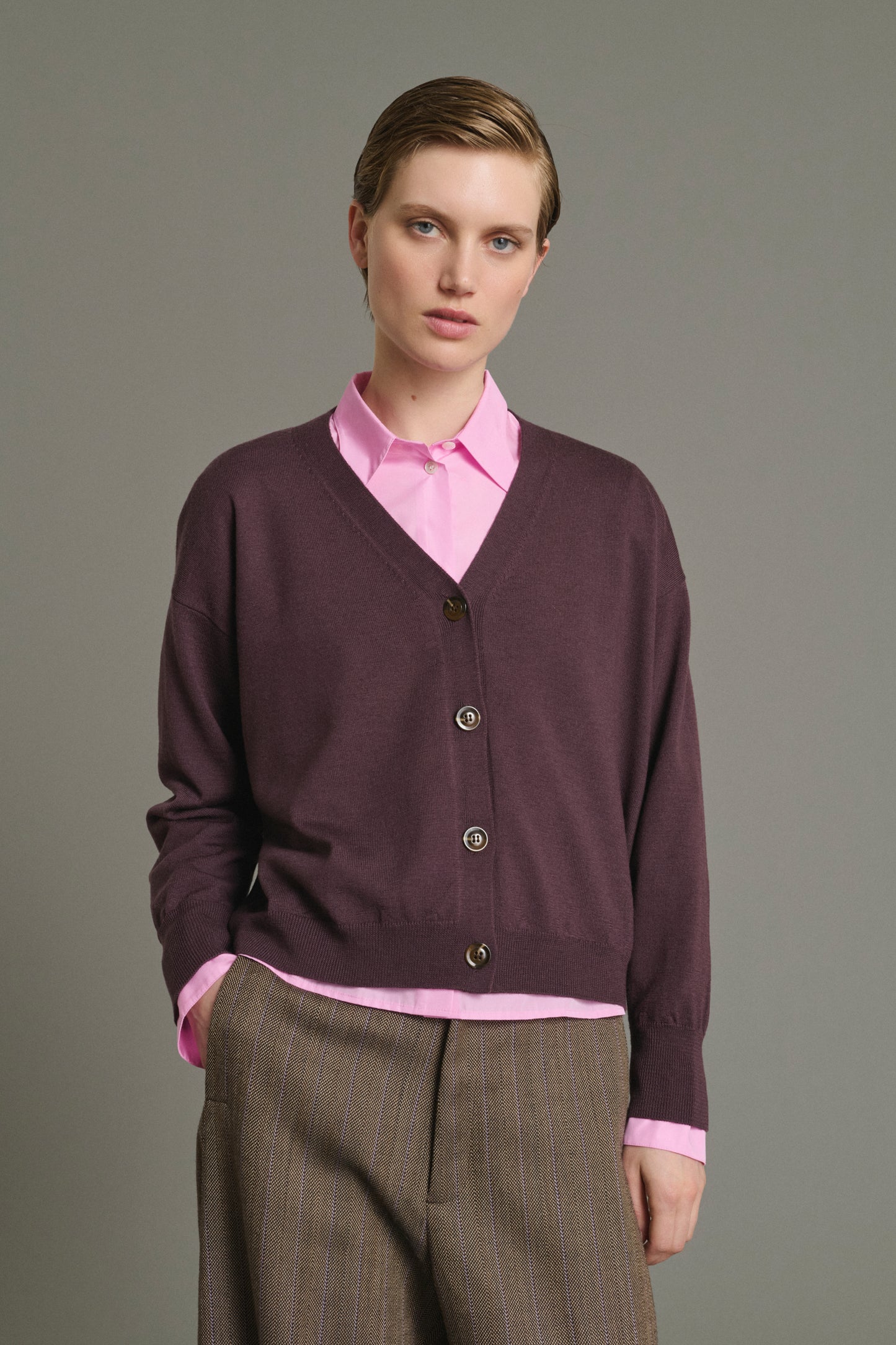 Cardigan Idem - Fico - Lana Merino - Donna