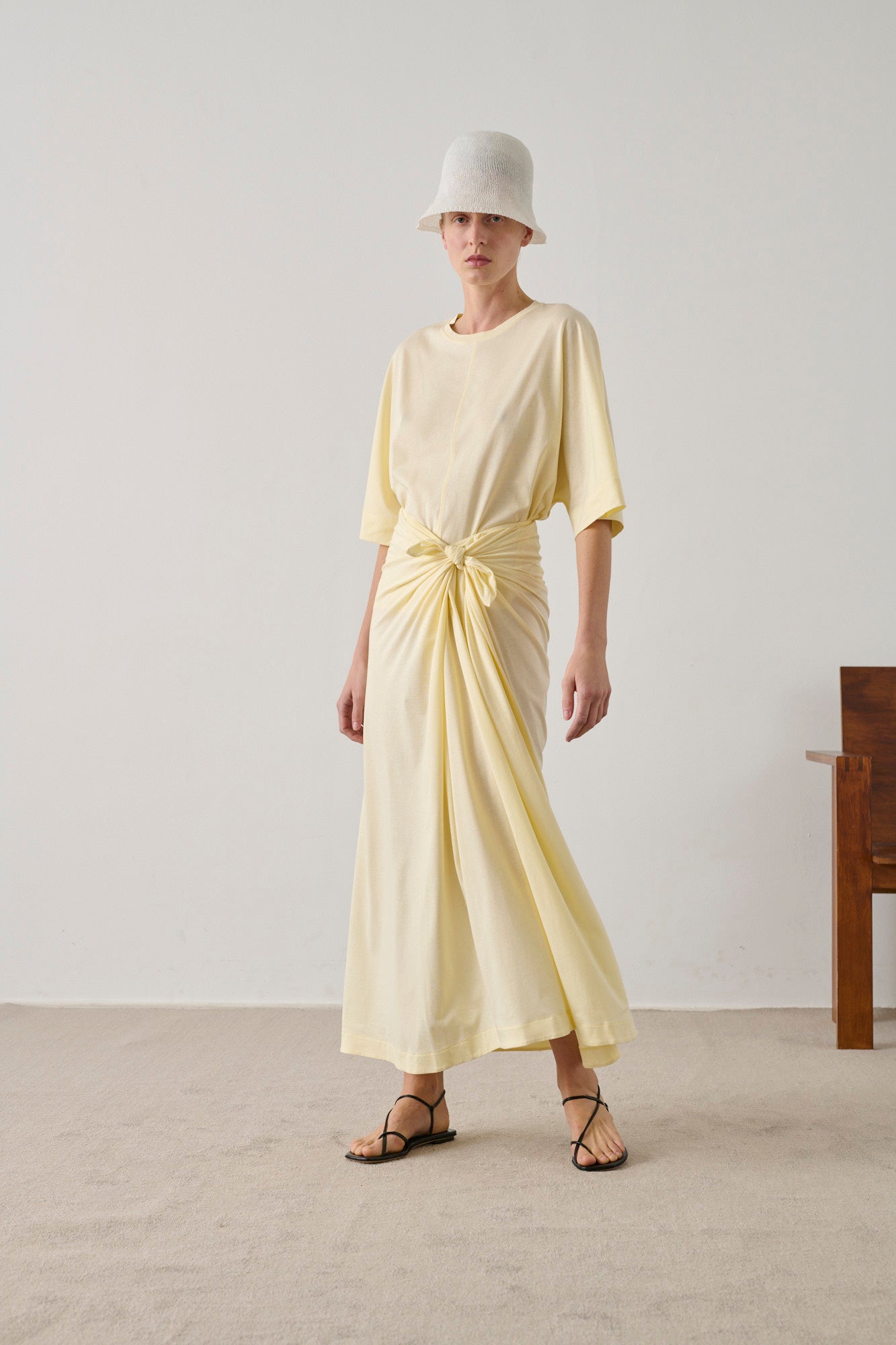 Tee-Shirt Helsinki - Jaune Pâle - Coton - Femme