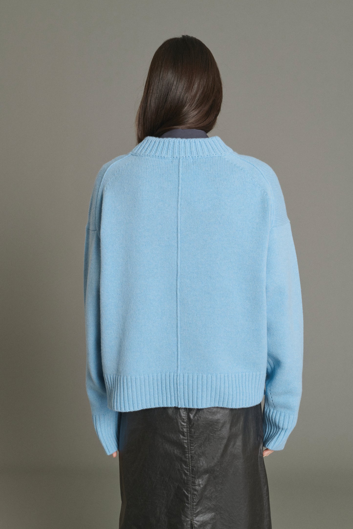 Maglione Julie - Azzurro - Lana Merino - Donna