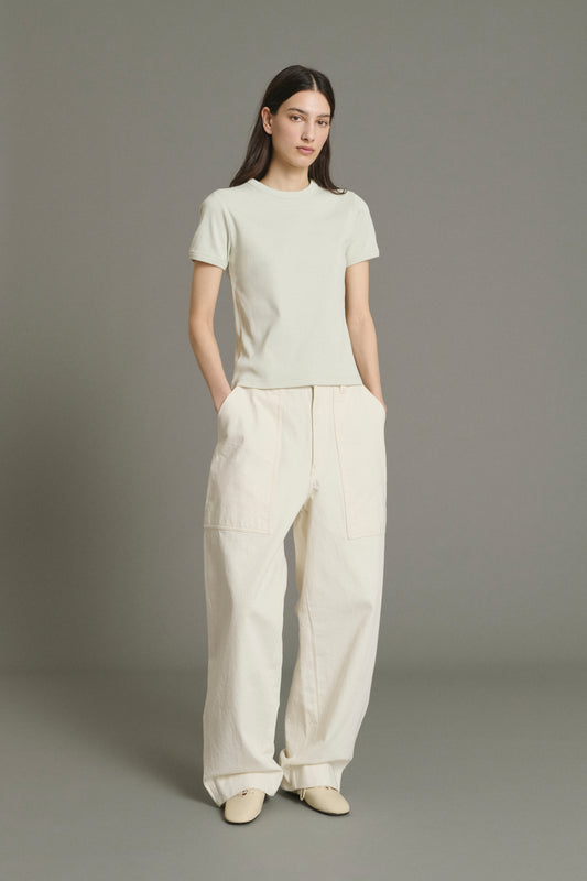T-shirt Aristide - Menta - Cotone - Donna
