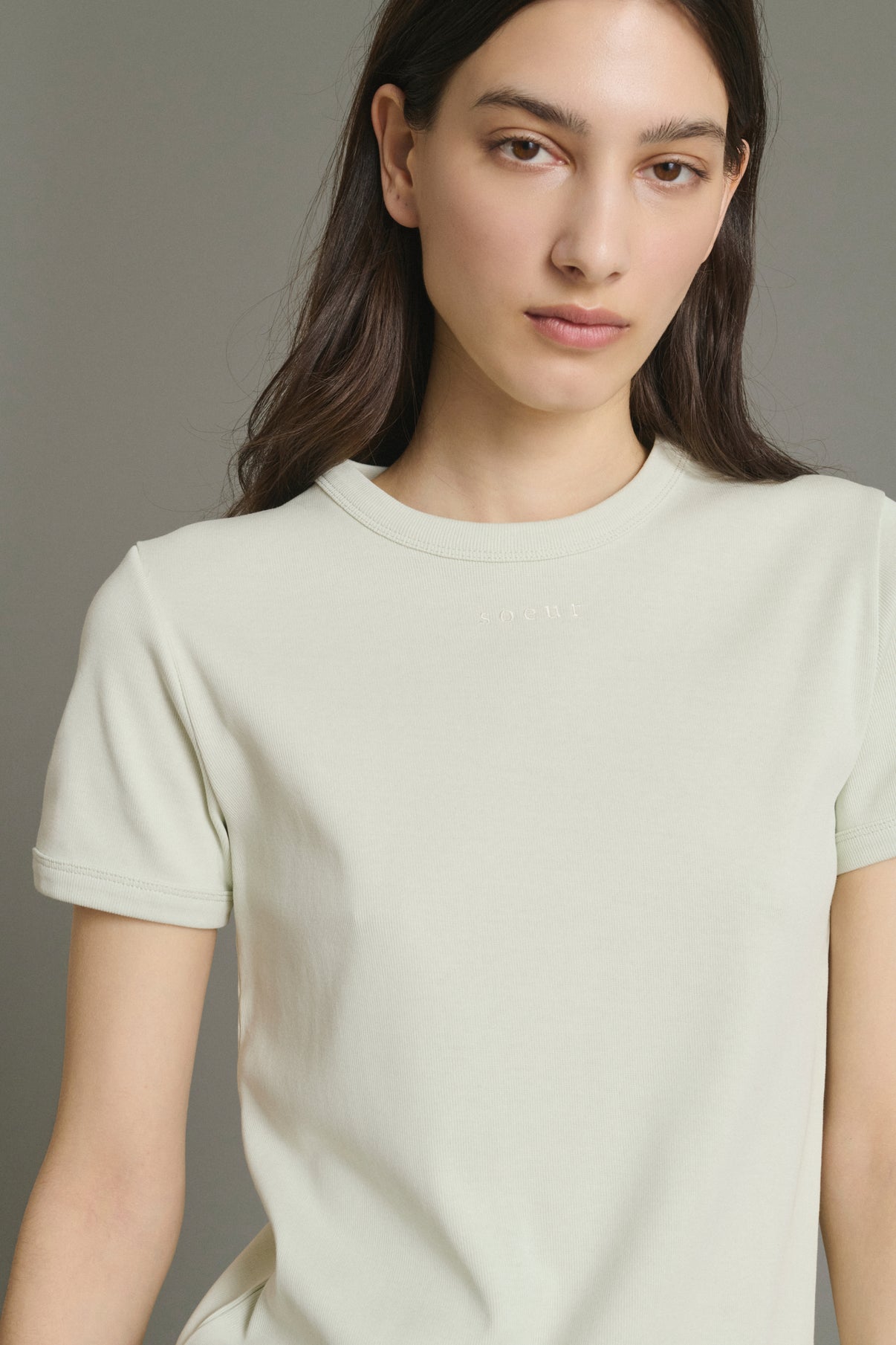 T-shirt Aristide - Menta - Cotone - Donna vue 4