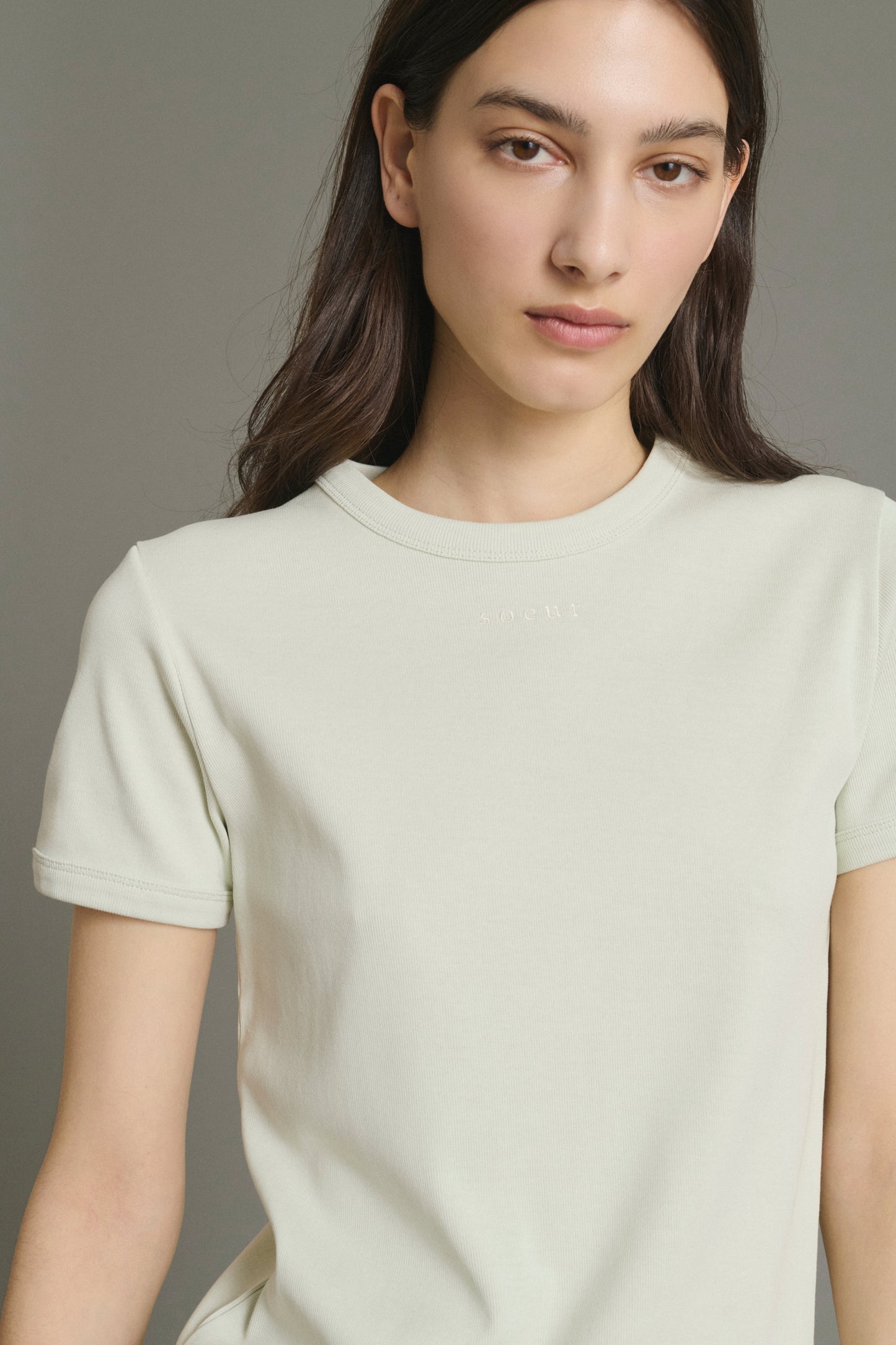 T-shirt Aristide - Menta - Cotone - Donna