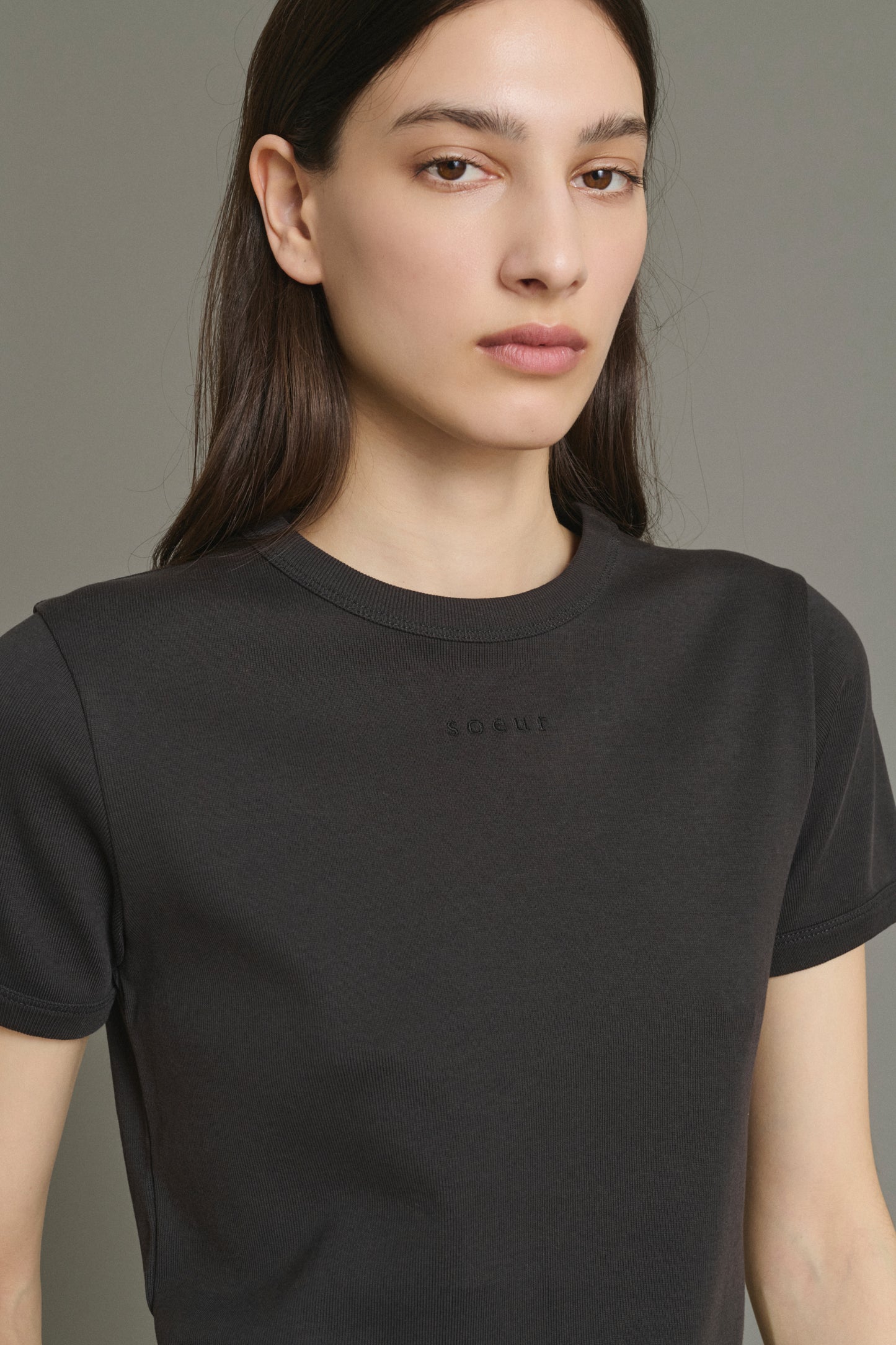 T-shirt Aristide - Carbone - Cotone - Donna