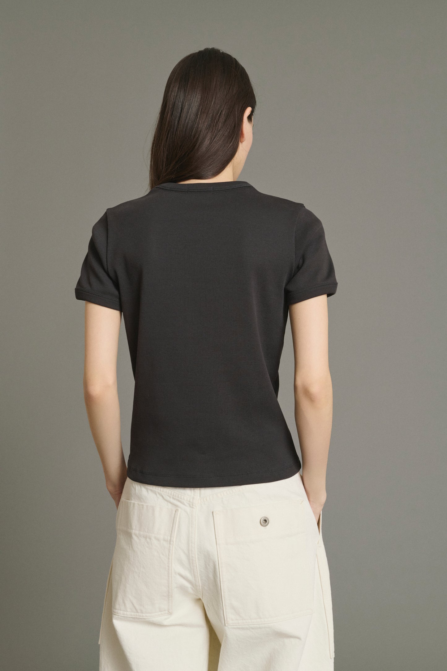 T-shirt Aristide - Carbone - Cotone - Donna