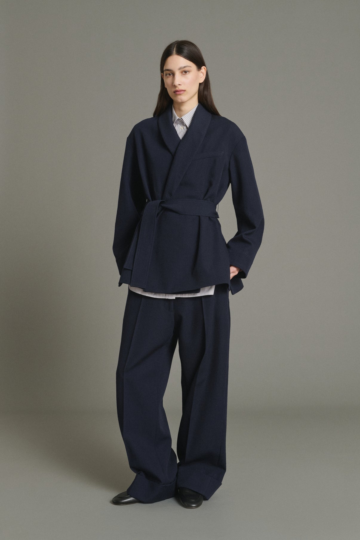 Giacca Come - Navy - Lana - Donna vue 2