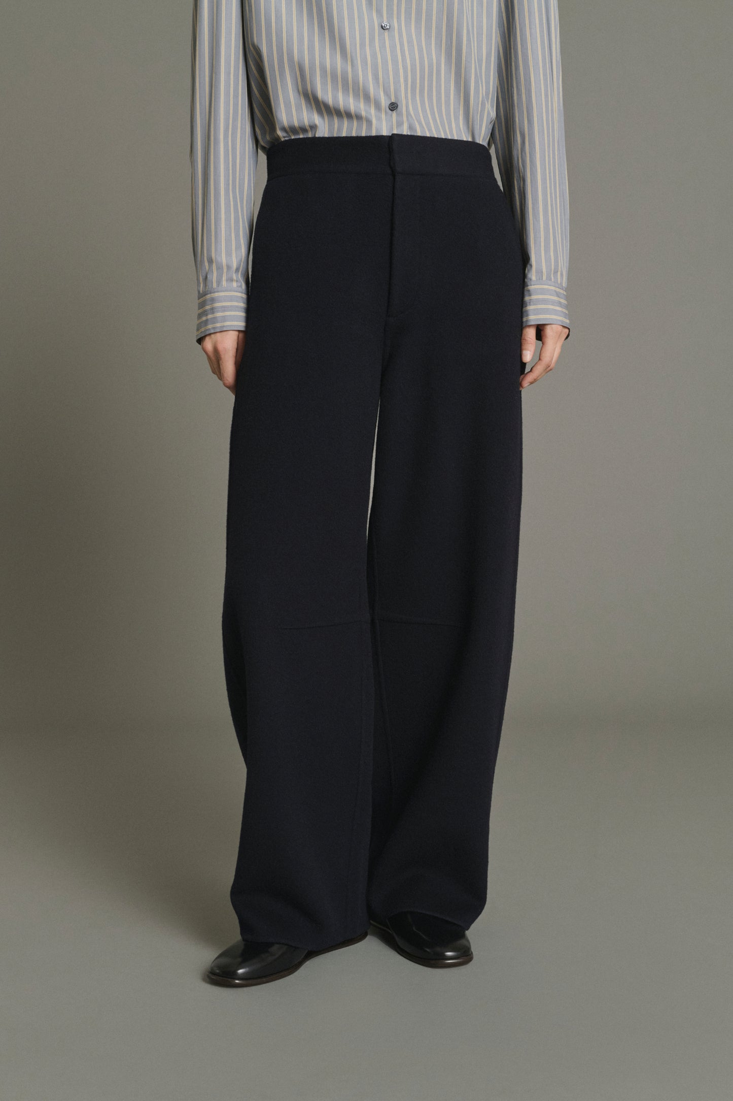 Hawk Trousers - Deep Navy - Wool - Women