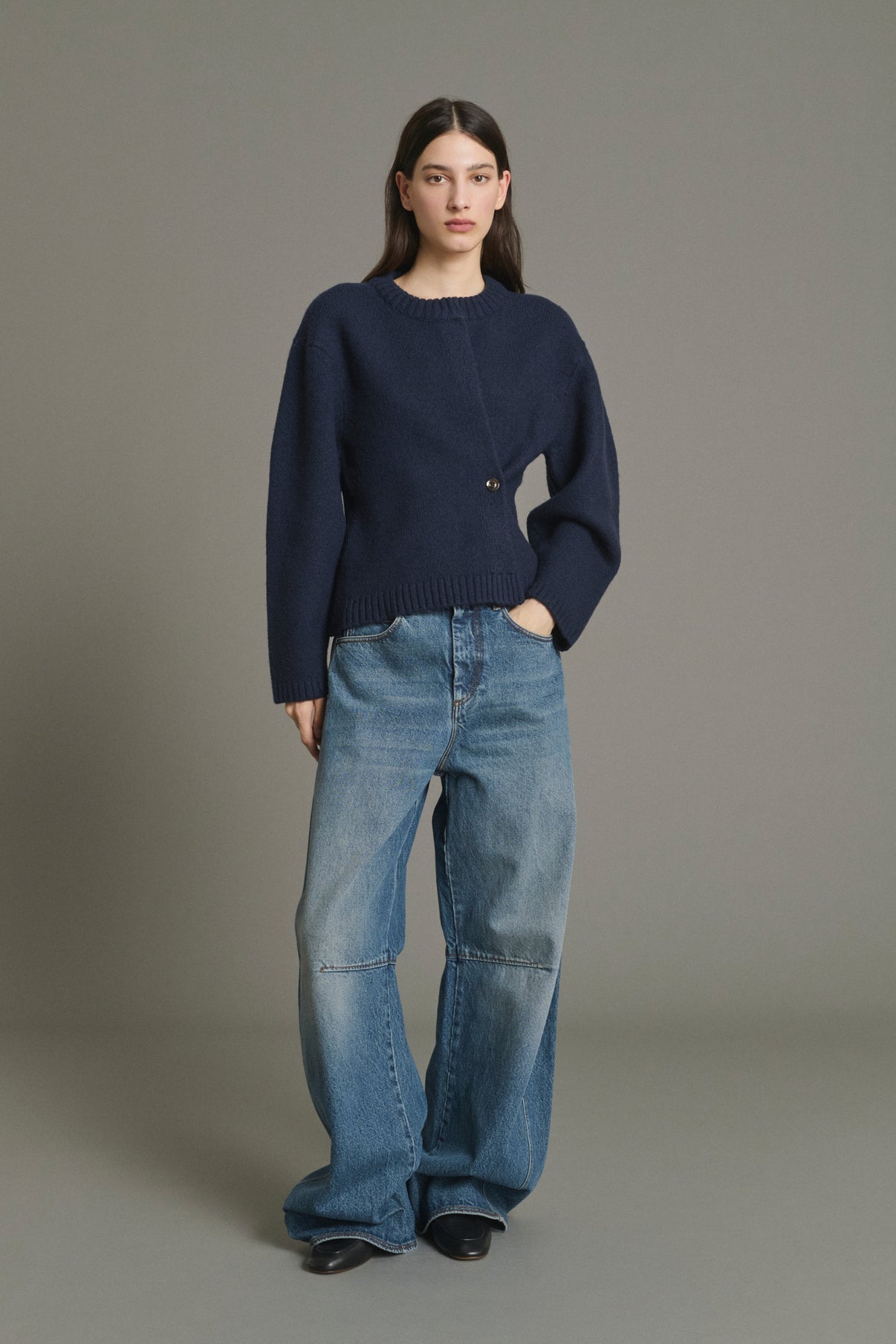 Jeans Gaspard - Bleu - Coton - Donna vue 1