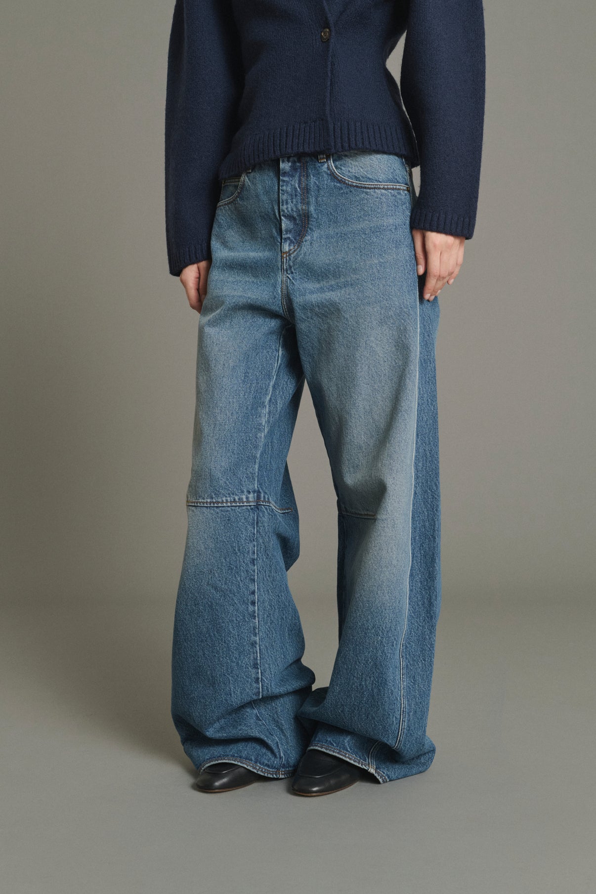 Jeans Gaspard - Bleu - Coton - Donna vue 3
