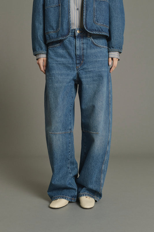 Jeans Eliott - Bleu Denim ampio donna - Soeur