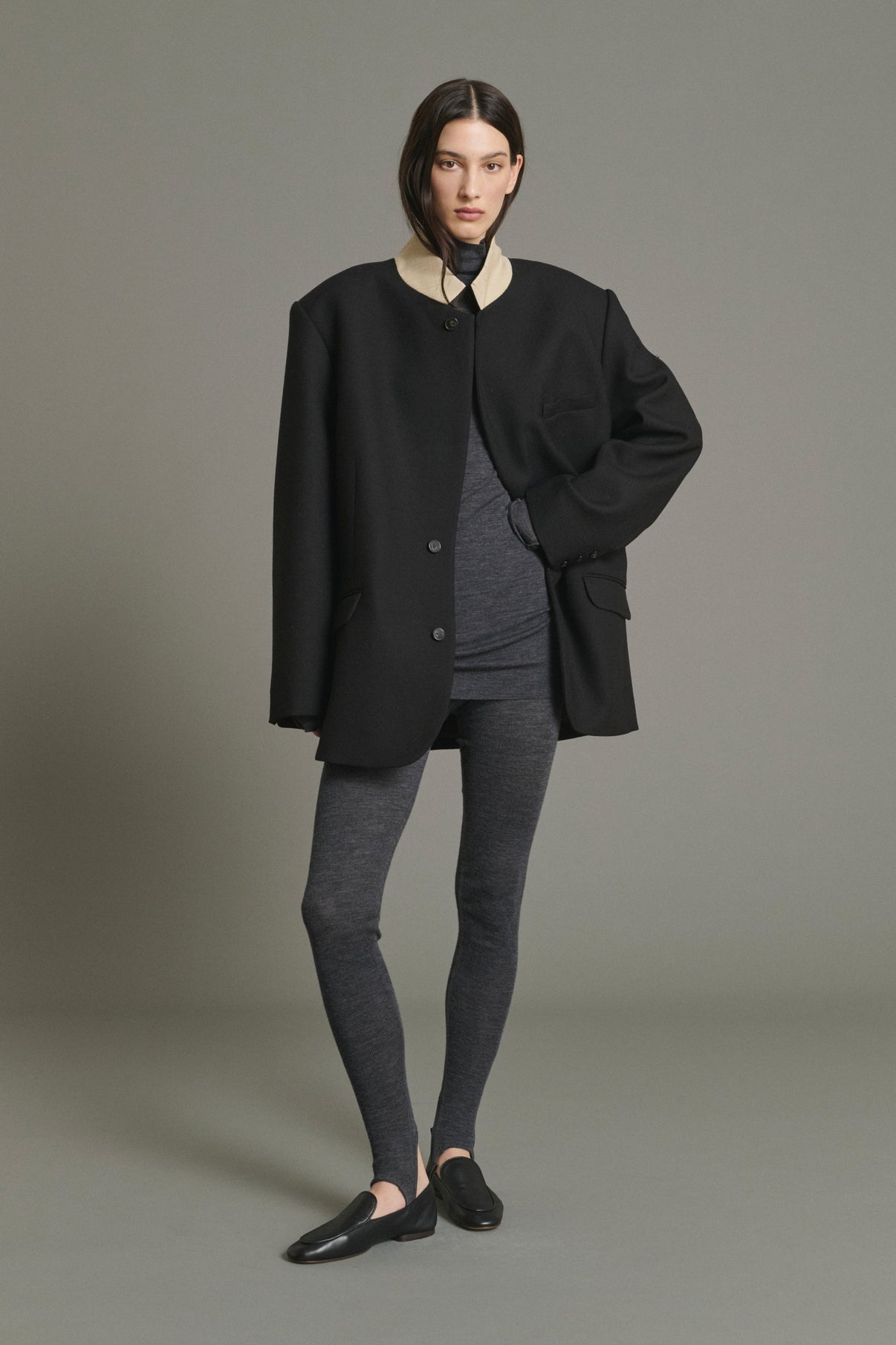 Mocassini Nine - Nero - Pelle - Donna vue 3