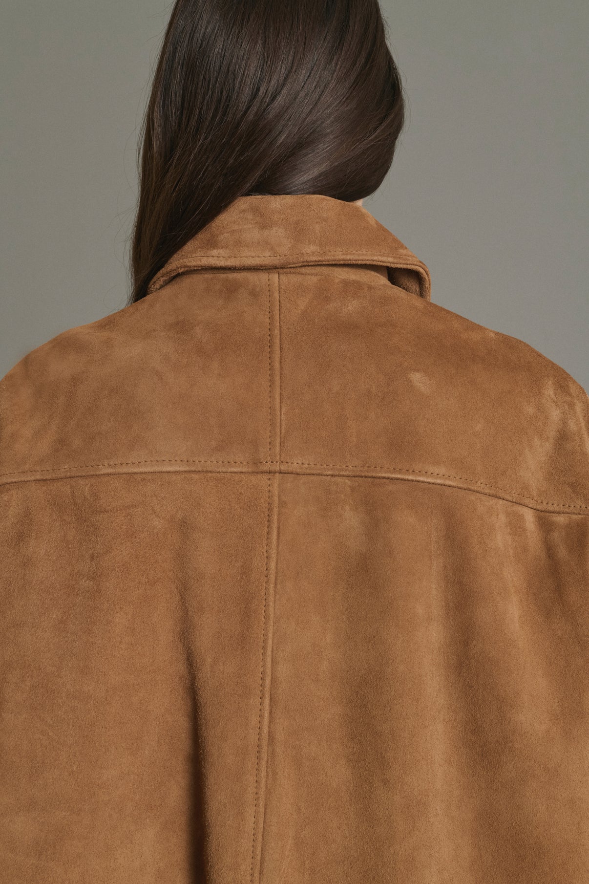 Giacca Vincenzo - Naturale in crosta di pelle donna - Soeur vue 5