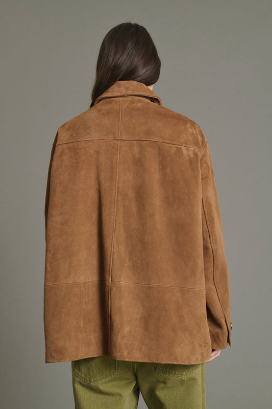 Giacca Vincenzo - Naturale in crosta di pelle donna - Soeur