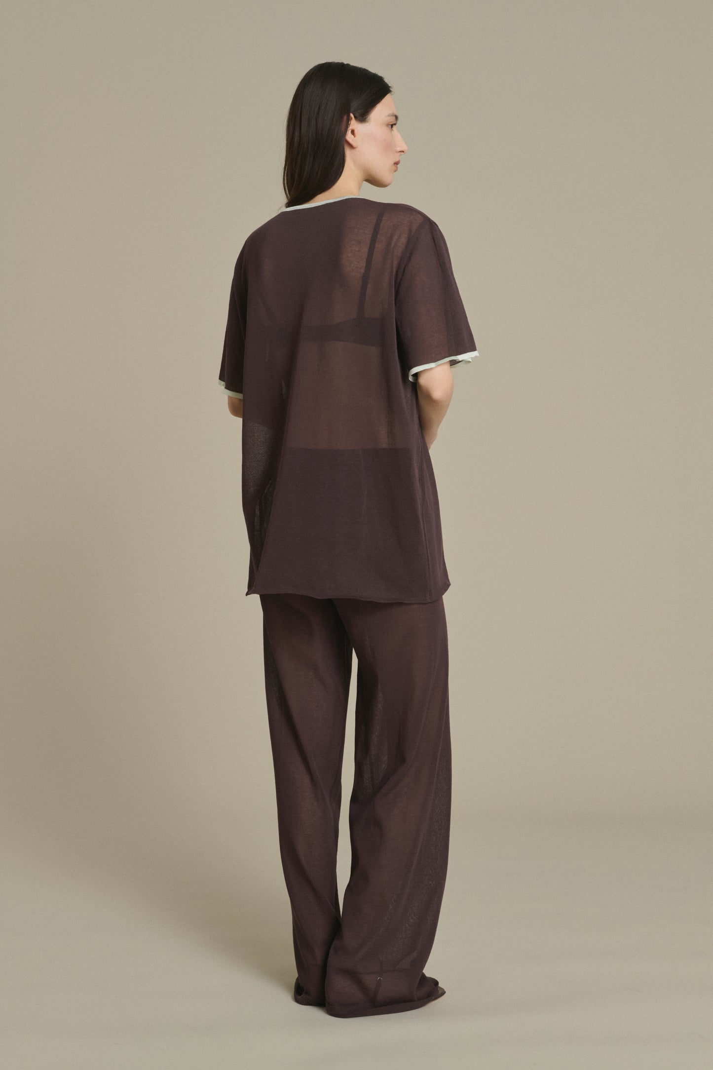 T-shirt Dua cioccolato in maglia Soeur & TL180 - Soeur