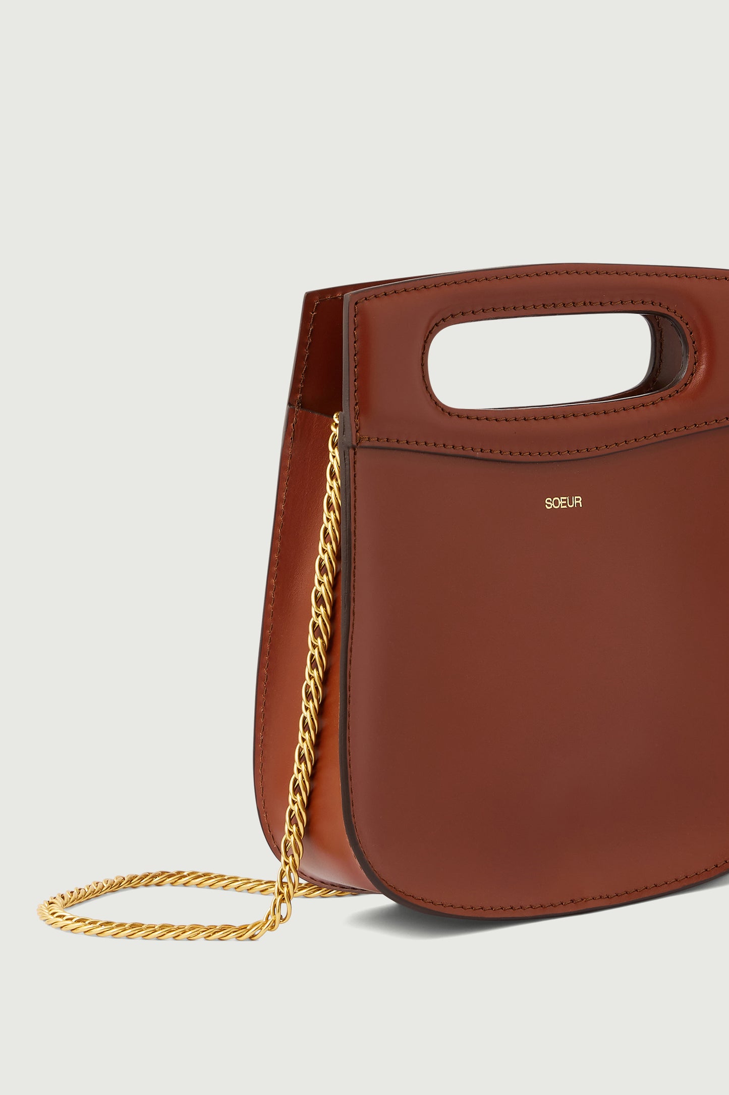 Borsa marrone Cheri Mini