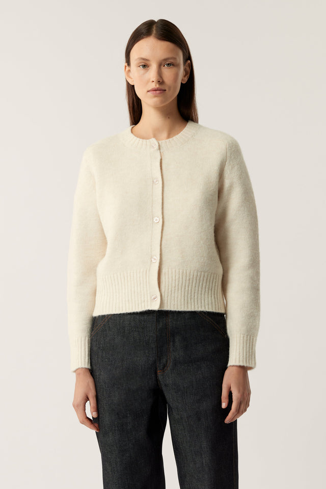 CARDIGAN LYNE ECRÙ