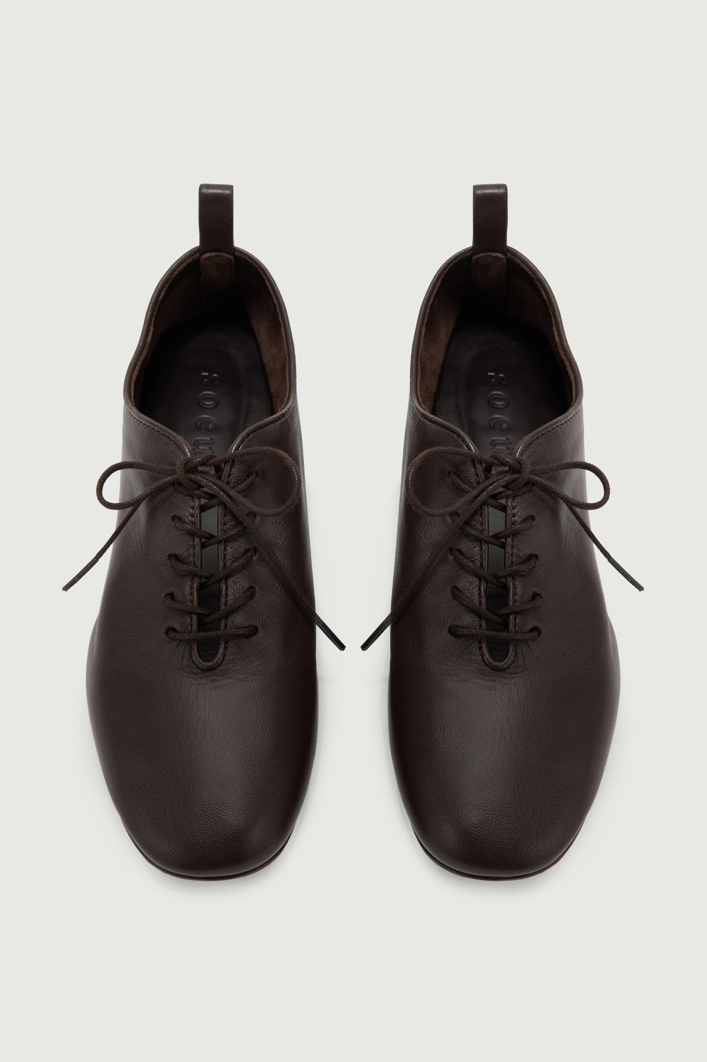 Derbies Orso - Warm Brown - Leather - Women