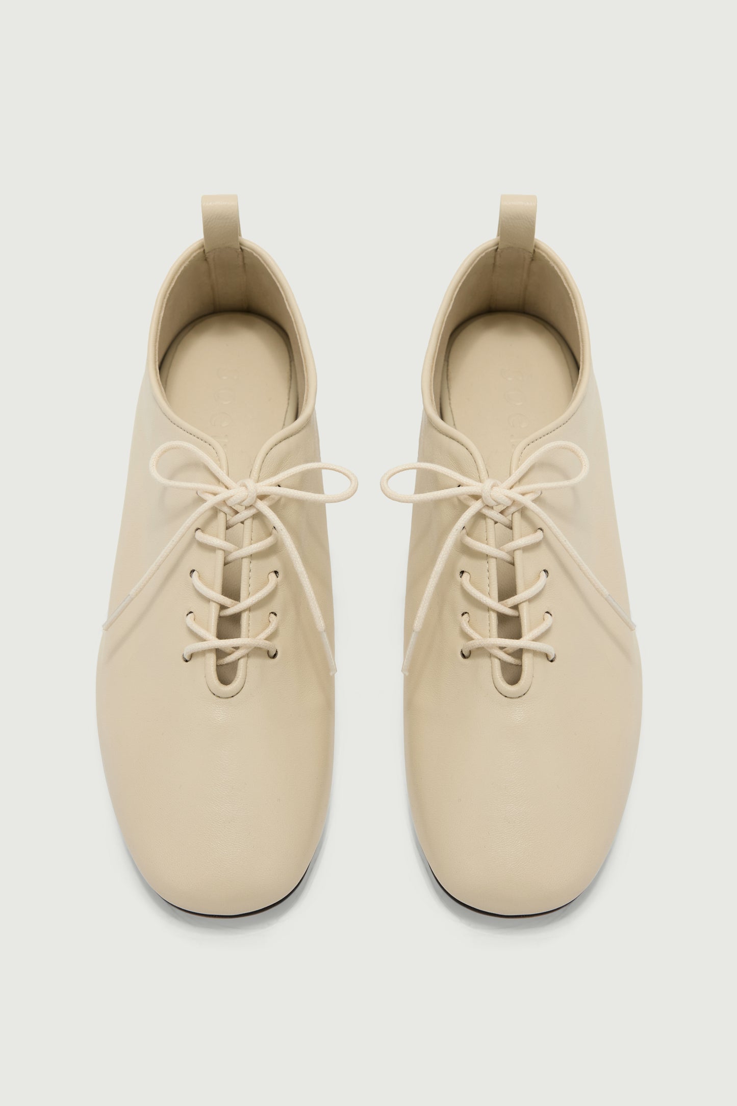 Derbies Orso - Ivoire Cuir Souple Femme - Soeur