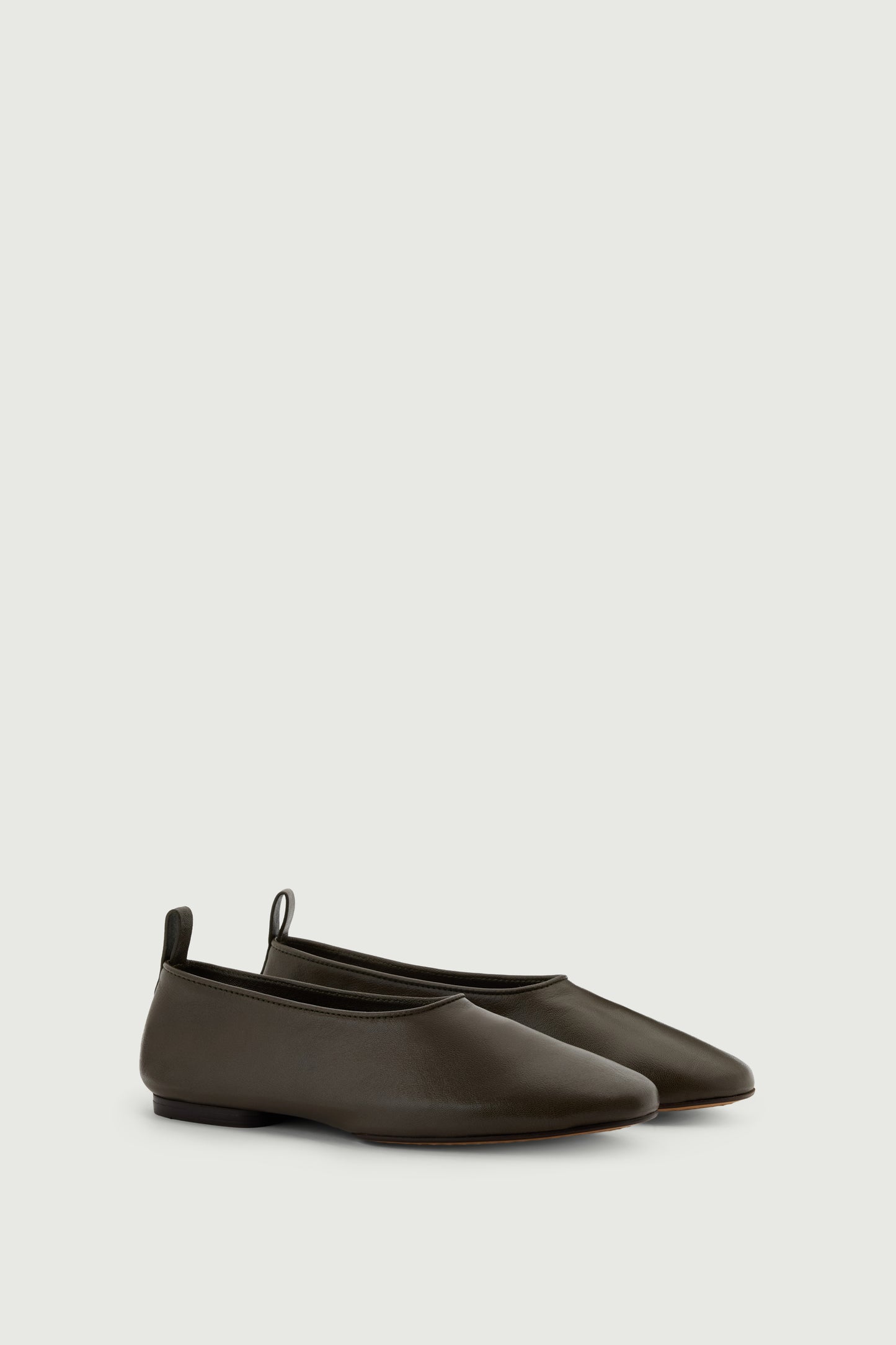 Ballerine Bala - Kaki Scuro - Pelle - Donna