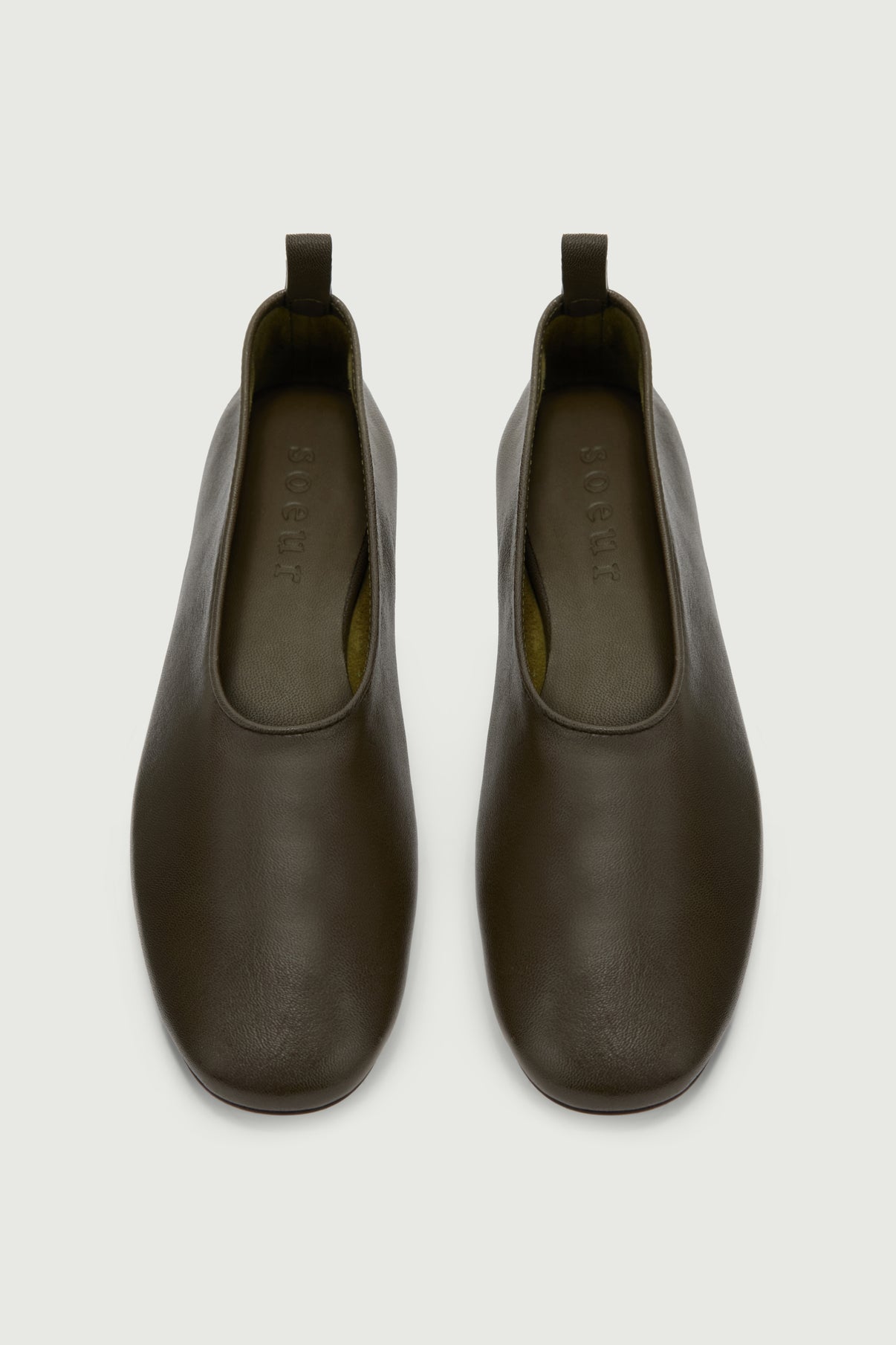 Ballerine Bala - Kaki Scuro - Pelle - Donna vue 3