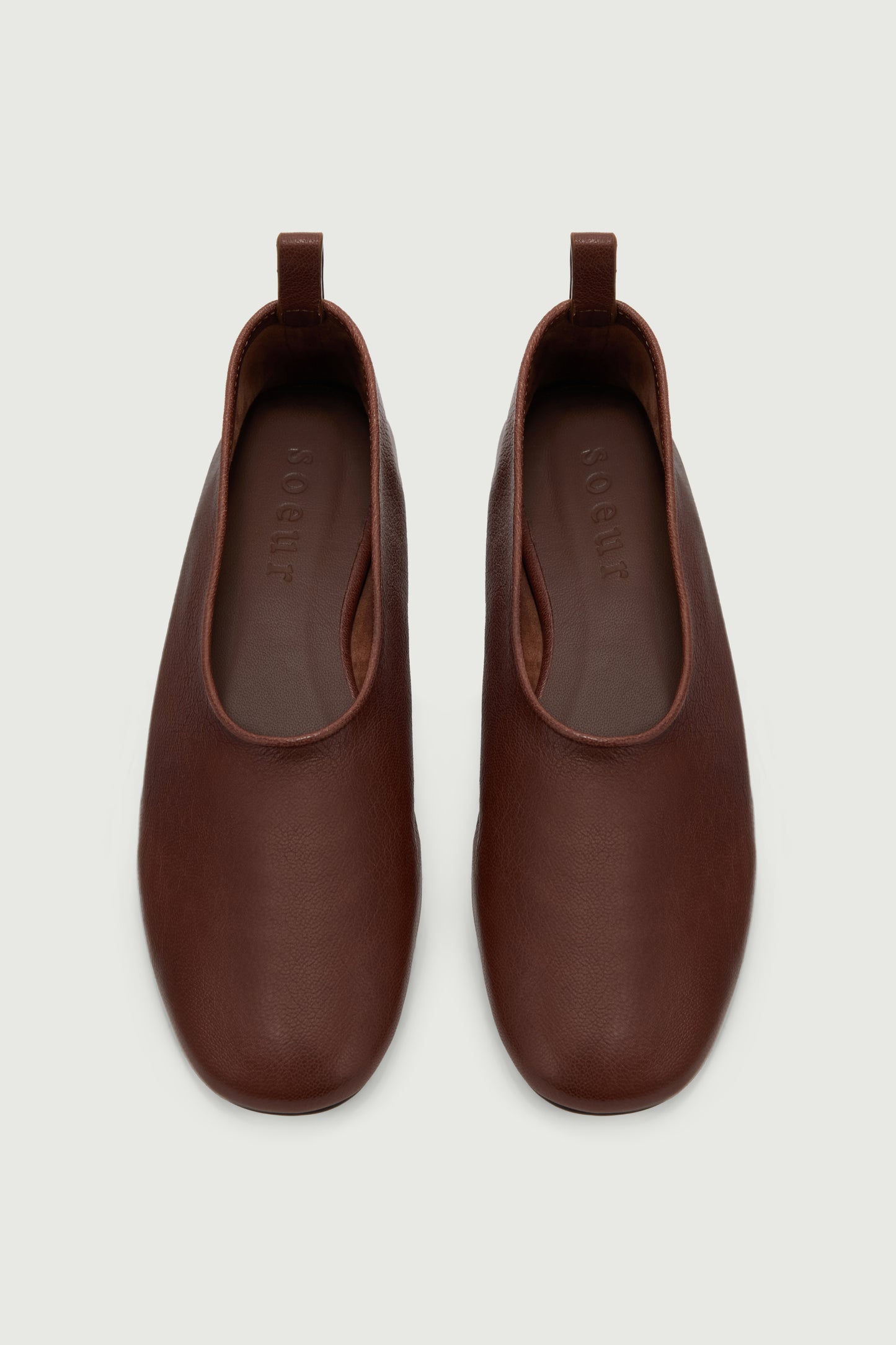 Ballerine Bala - Cognac - Pelle - Donna