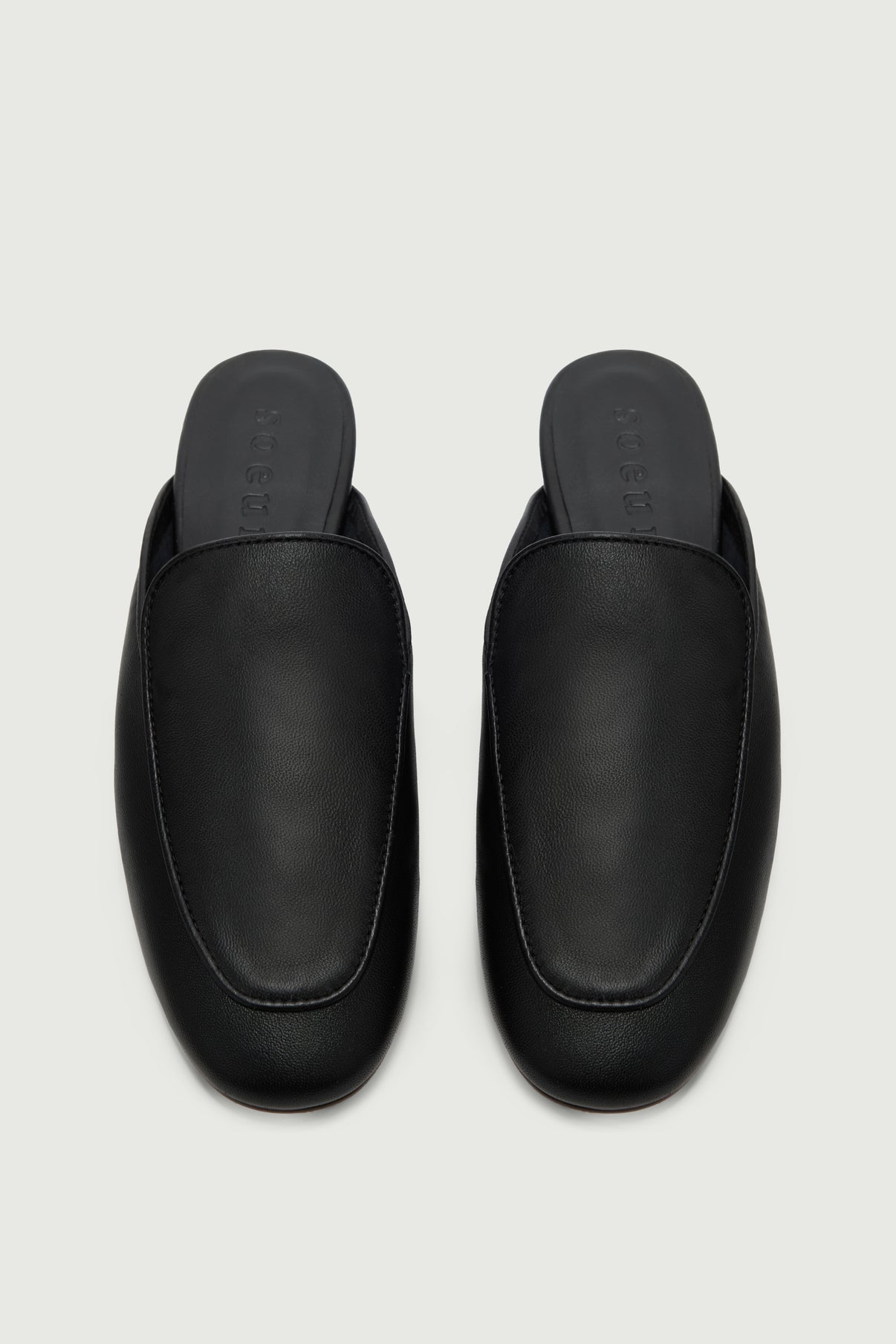 Mules Antonine - Nero - Pelle - Donna vue 3