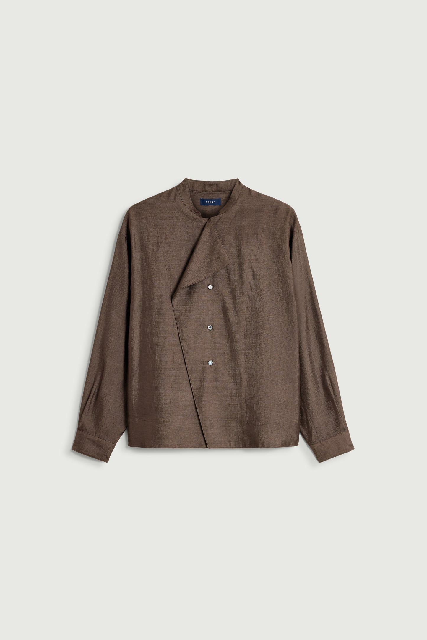 Blouse Hampton - Dark Brown - Silk - Women